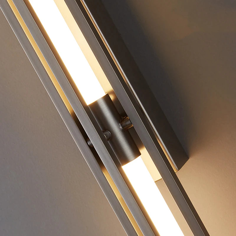 applique murale led minimaliste restaurant bureau éclairage art déco - vue 6 sur 14