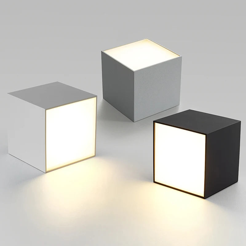Plafonniers Led créatifs en acrylique blanc et noir - vue 6 sur 23