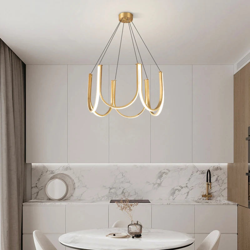 lustre led moderne créatif décoratif pour diverses utilisations - vue 2 sur 8