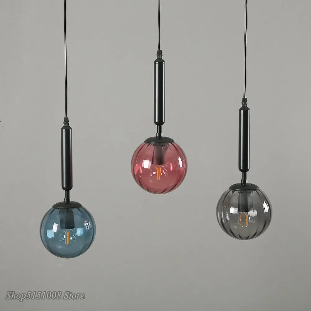 suspension moderne en verre pour décoration intérieure élégante - vue 5 sur 24