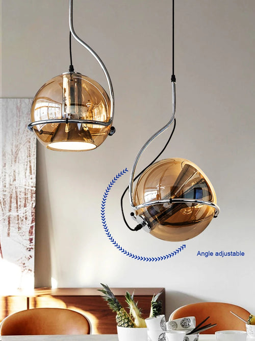 Rétro petite suspension salon lumière luxe créatif nostalgique bureau étude chambre suspension