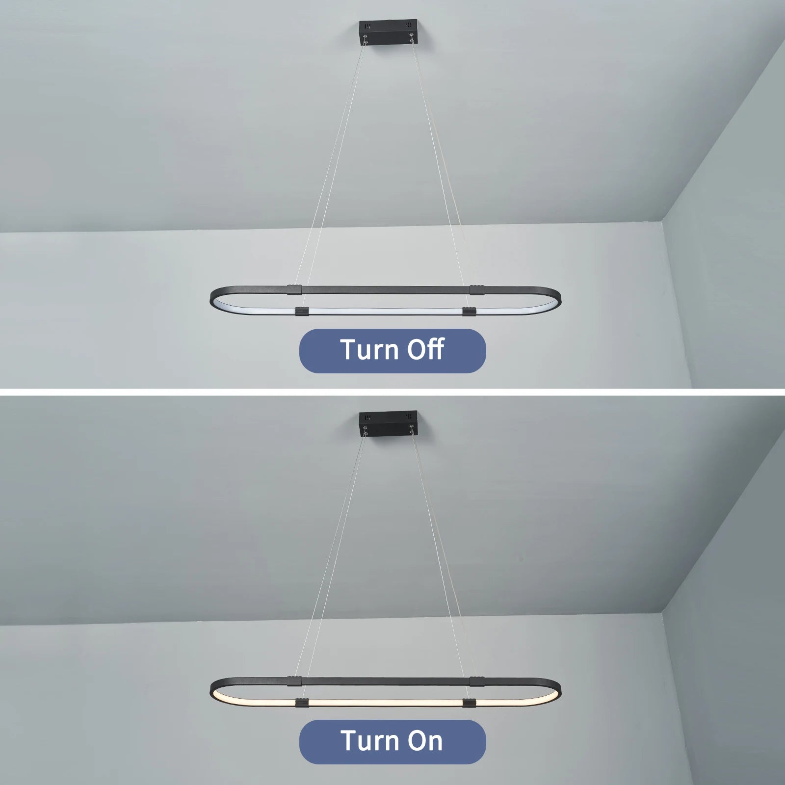 Suspension LED modernes pour salle à manger - vue 4 sur 7