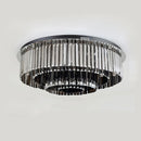 plafonnier led moderne de luxe en cristal décoration maison