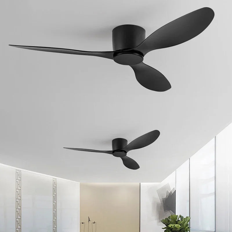 ventilateurs de plafond modernes simples avec télécommande sans lumière - vue 7 sur 9