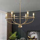 lustre rétro en fer à plusieurs têtes style industriel et loft