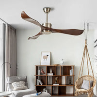 ventilateur de plafond moderne sans lumière télécommande design élégant