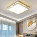 plafonnier en cristal moderne luxe éclairage rond pour intérieur