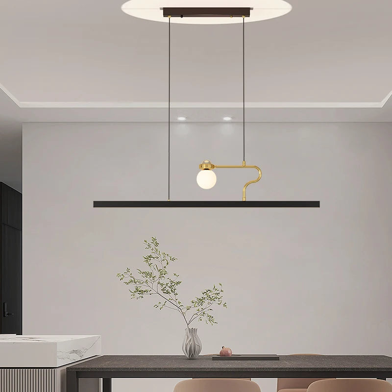 qiyimei lampe suspendue led éclairage intérieur décoration - vue 4 sur 15