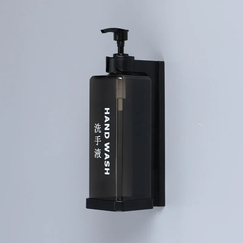 distributeur de shampoing et gel douche avec support mural - vue 10 sur 14