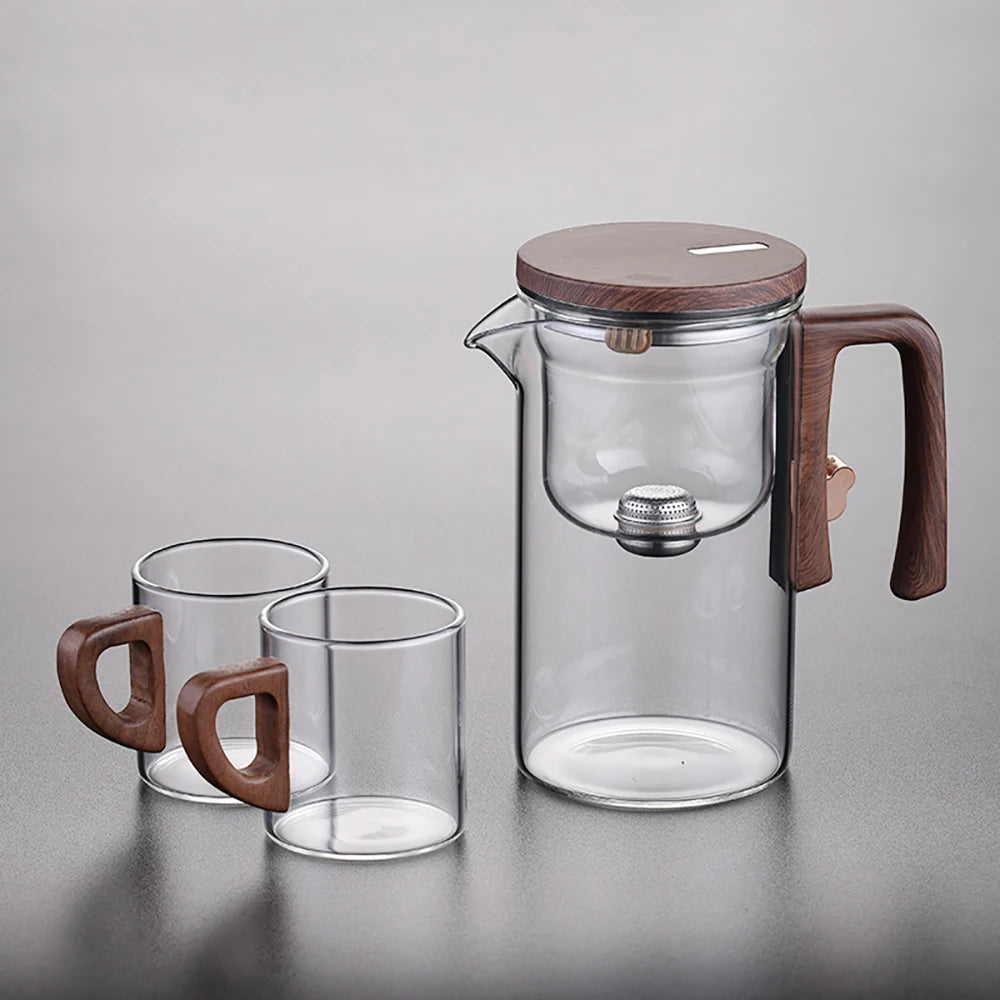 théière en verre infuseur magnétique 520 720 ml