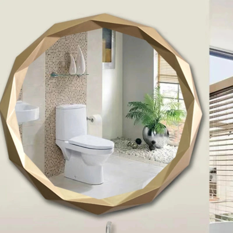miroirs décoratifs ronds pour maquillage et décoration intérieure - vue 6 sur 7