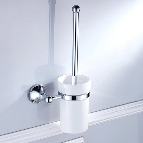 nouveau support de brosse de toilette en cuivre vintage avec fixation céramique