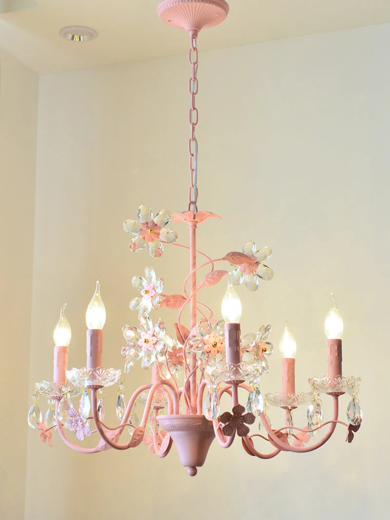lustre en cristal suspendu pour éclairage intérieur élégant - vue 5 sur 7