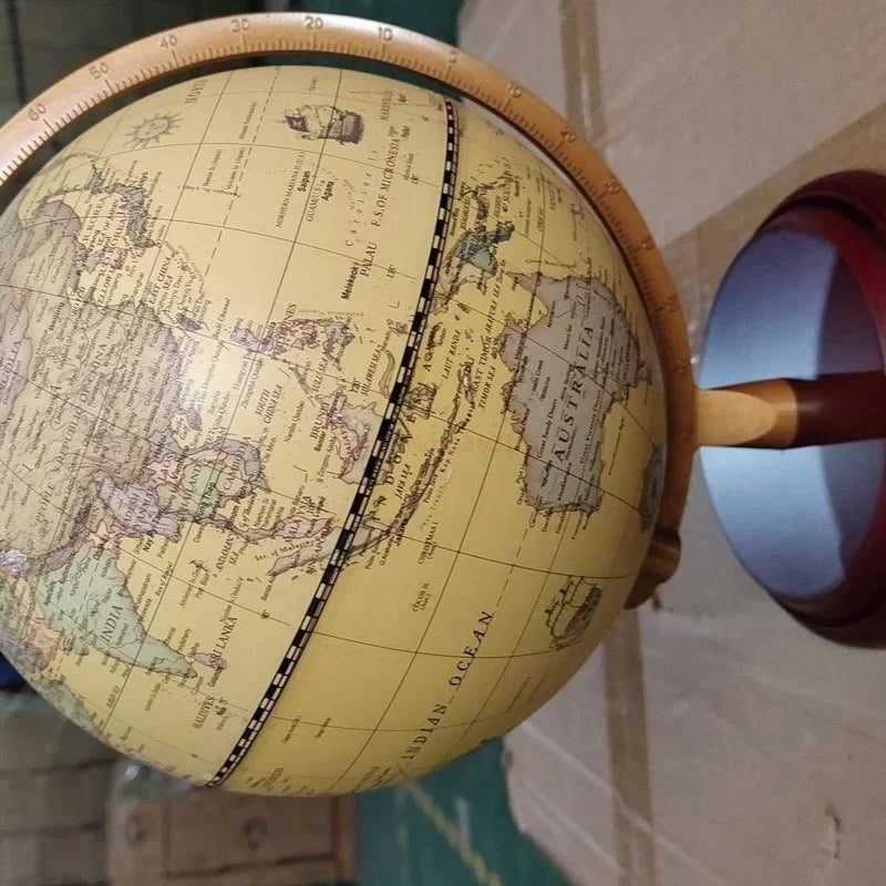 globe antique lumineux européen et américain décoratif rétro - vue 10 sur 9