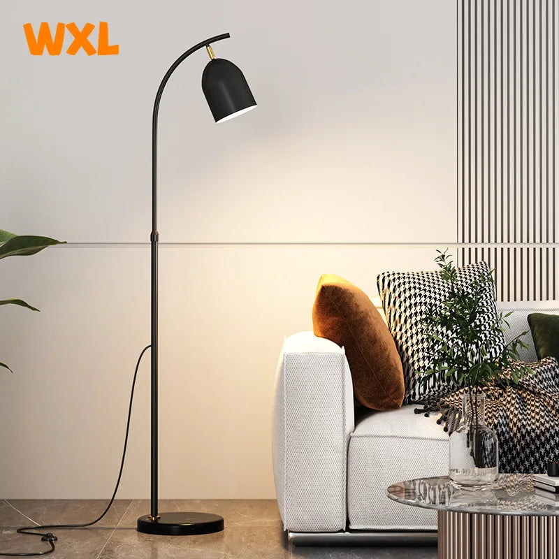 lampadaire led moderne à éclairage réglable design nordique - vue 6 sur 8