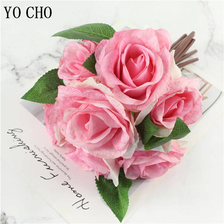 lot de 5 pivoines artificielles pour mariage et décoration intérieure - vue 15 sur 18