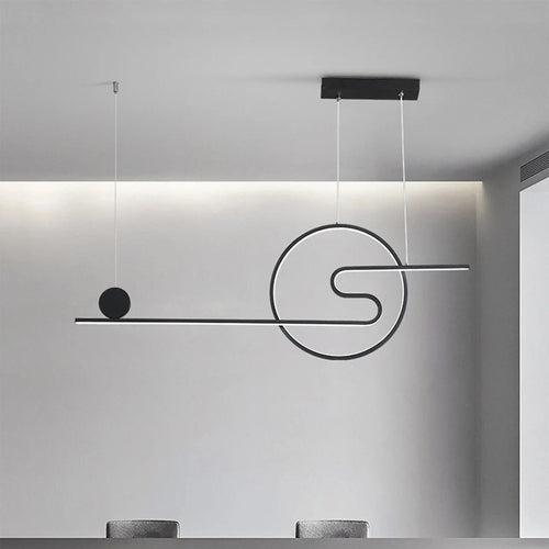 suspension nordique led réglable pour hôtel boutique