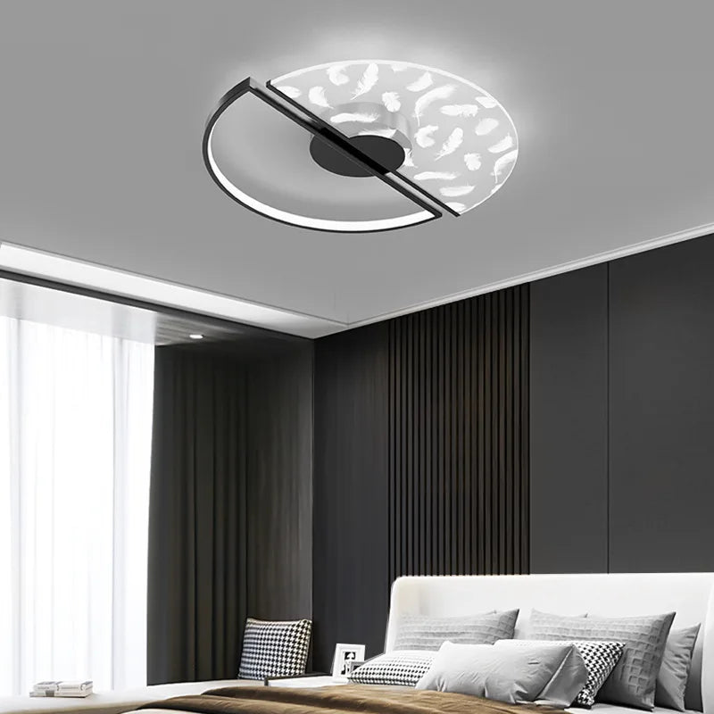 plafonnier led moderne pour décoration intérieure et éclairage élégant - vue 3 sur 10