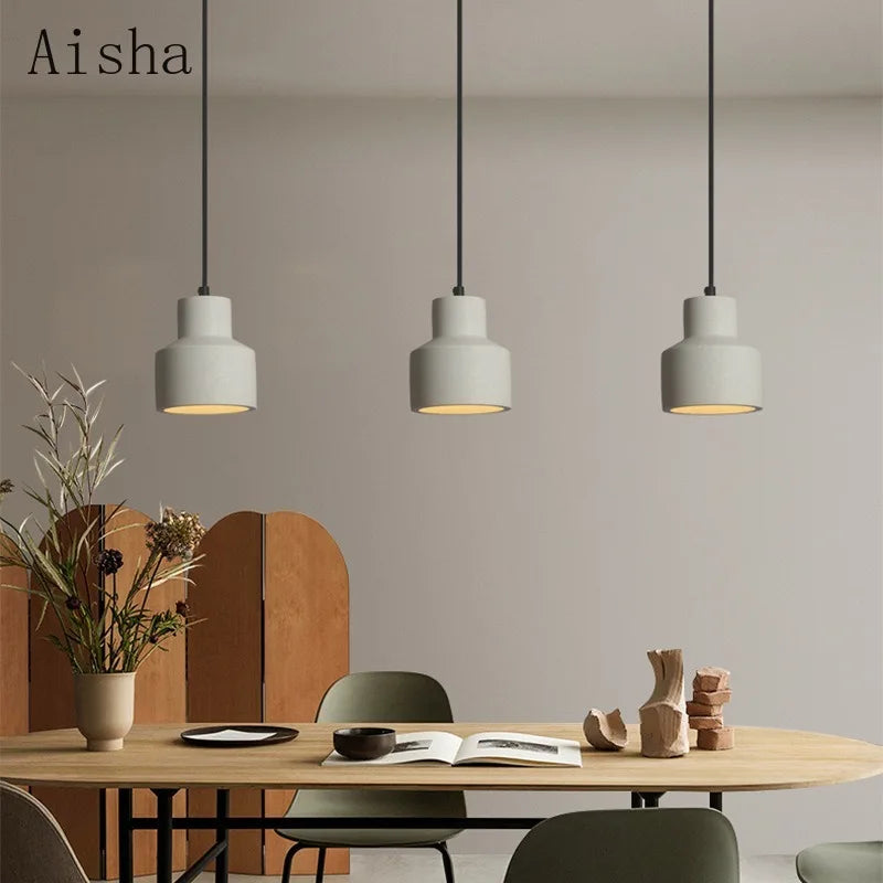 suspension industrielle en ciment pour décoration intérieure créative - vue 4 sur 8
