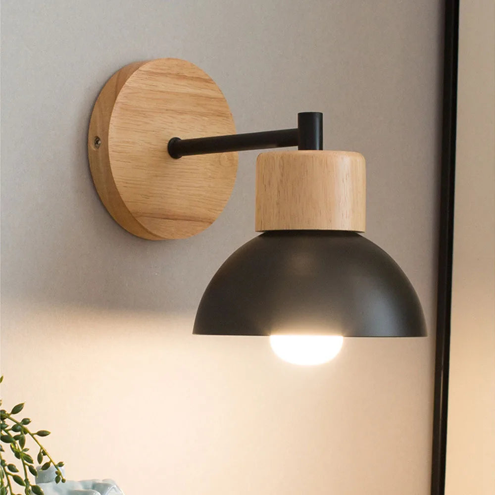 Applique murale nordique moderne pour Macarons couloir lampe de chevet salon chambre décoration éclairage E27 Base tête applique luminaire - vue 7 sur 13