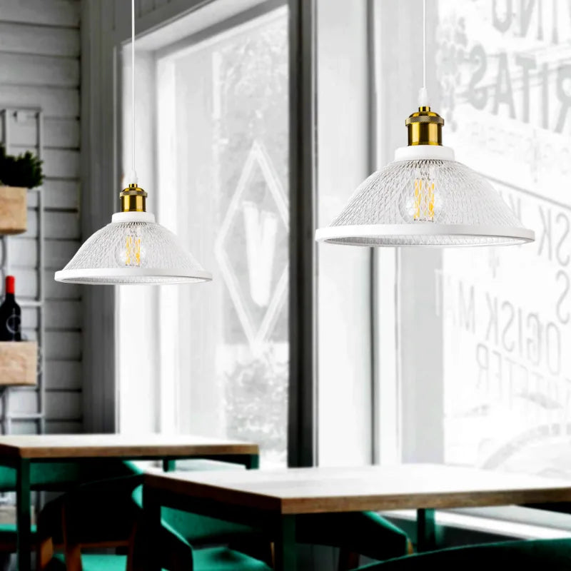 Lampe de Bar nordique lumière créative luxe café décoration luminaire américain rétro Simple trois fer Art Restaurant lustre - vue 4 sur 10