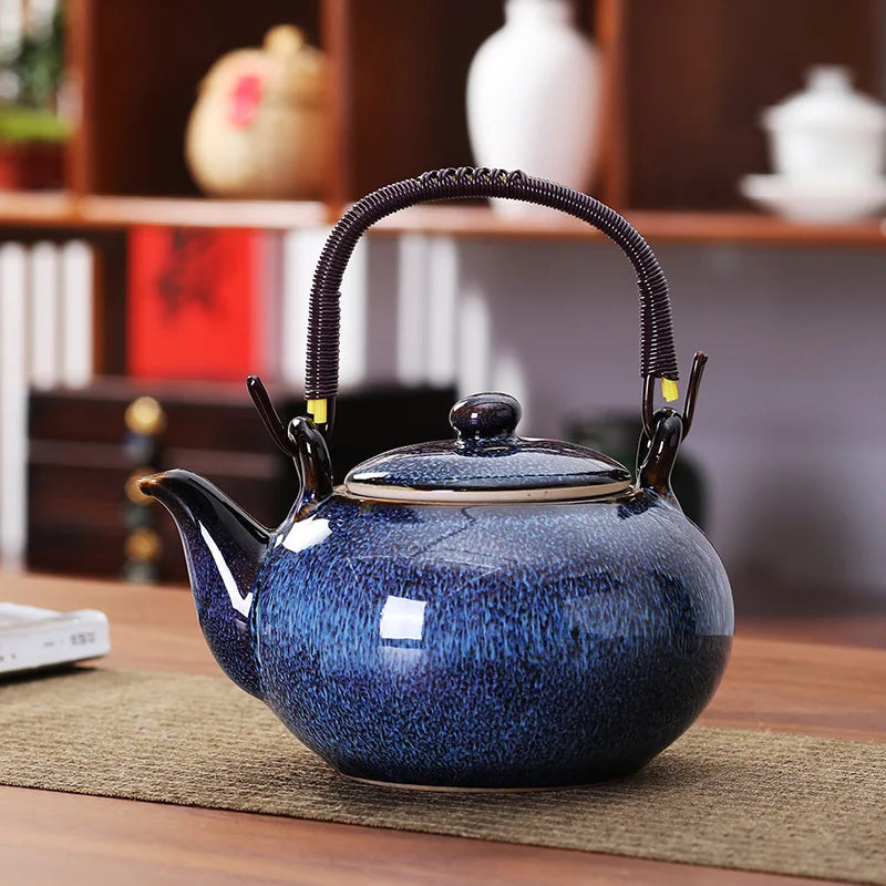 service à thé gongfu japonais porcelaine filtre intégré - vue 2 sur 6