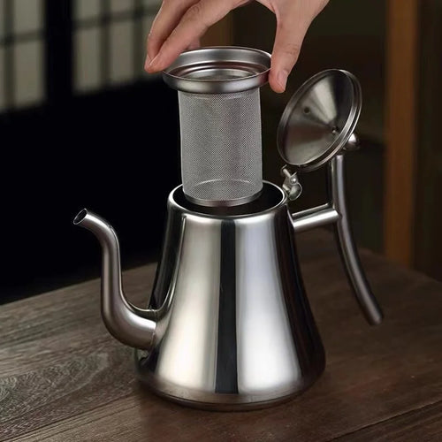 Théière inox avec infuseur filtre 1l 15l 2l