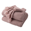 plaid maille nordique motif geometrique moderne salon