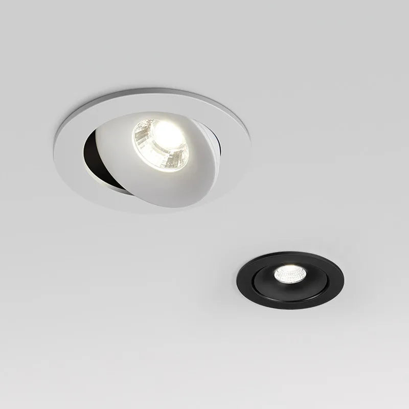 plafonnier led dimmable réglable 360 degrés design moderne - vue 3 sur 5