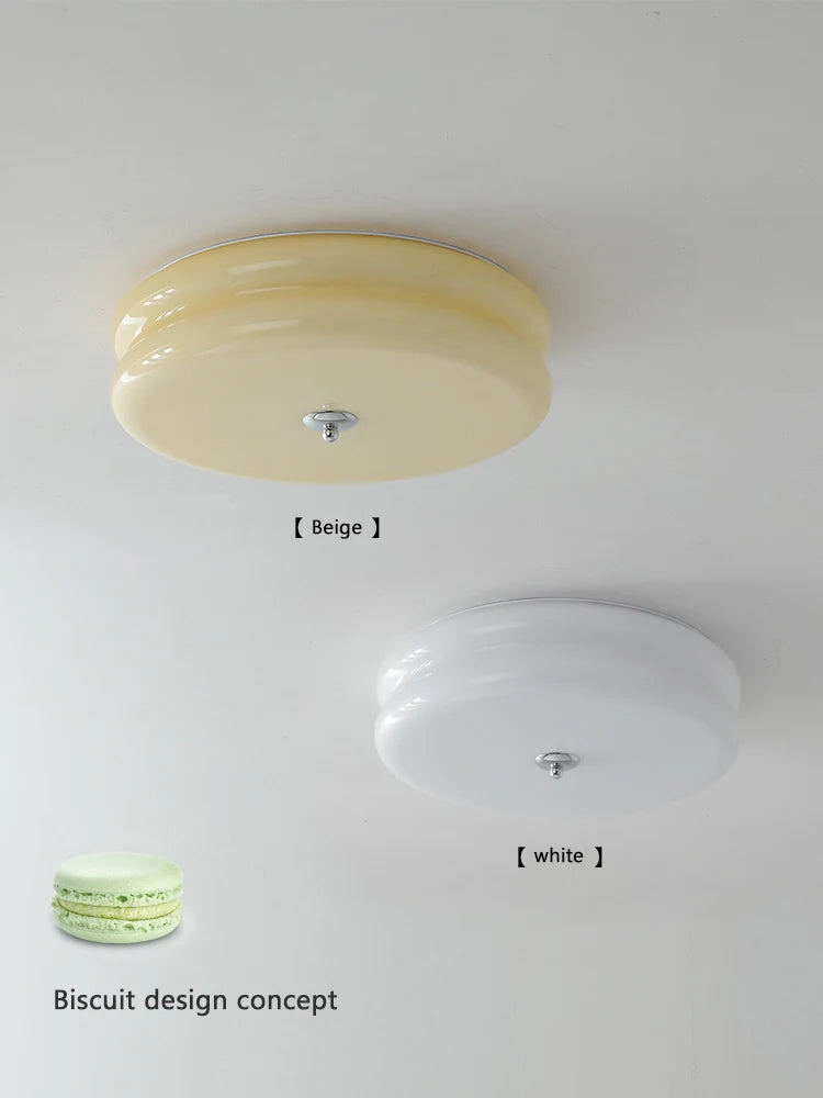plafonnier rétro en verre pour un style nordique élégant - vue 3 sur 9