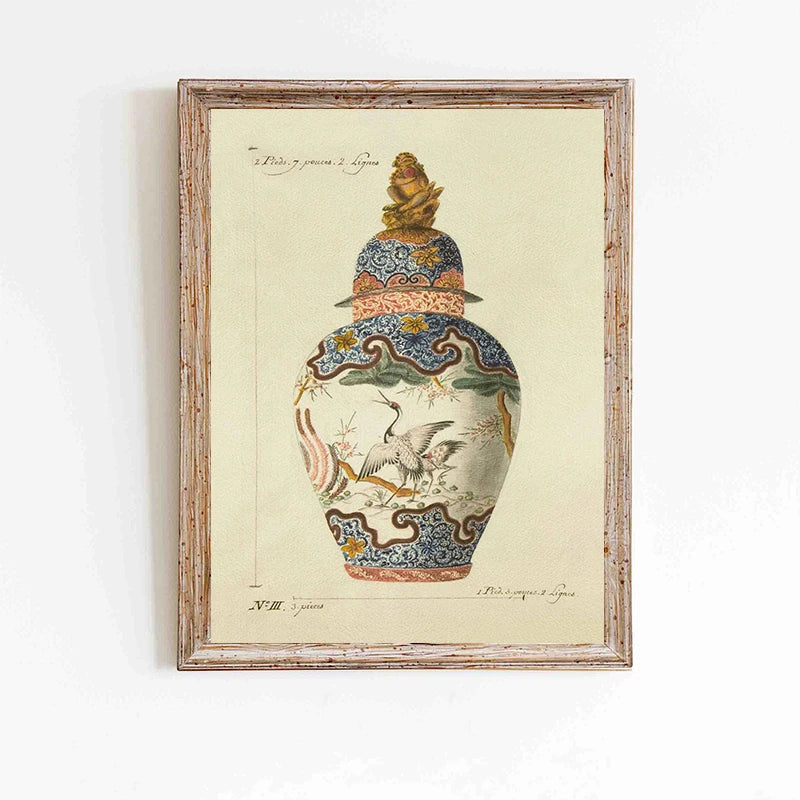 pot en porcelaine vintage art mural décoration cadeaux pour la maison