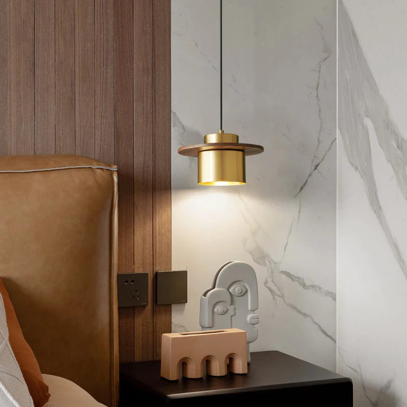 suspension en cuivre design moderne pour bar et restaurant - vue 4 sur 7