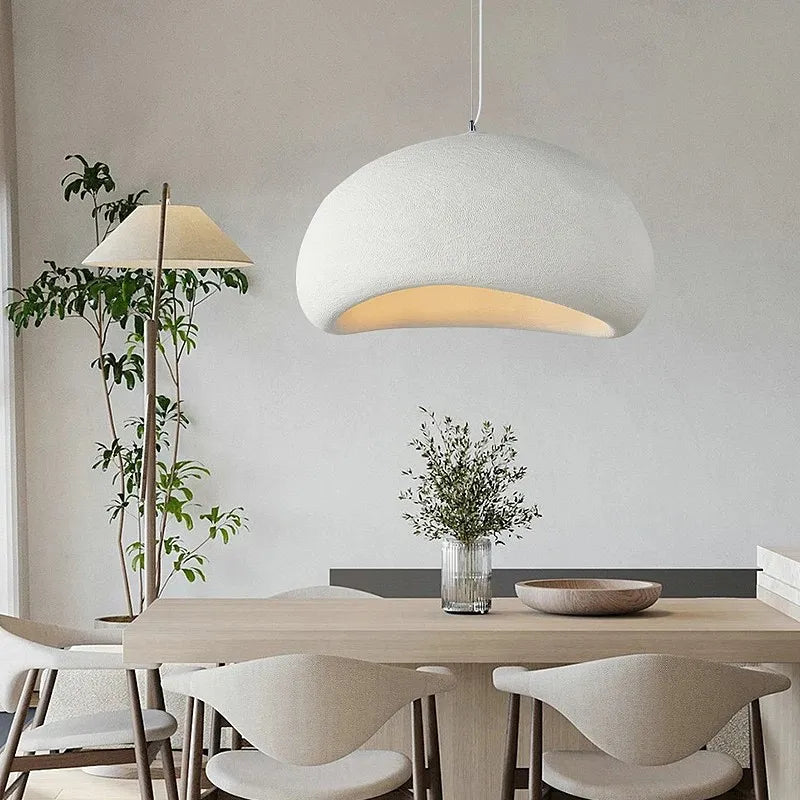 lustre moderne nordique wabi sabi led suspendu loft