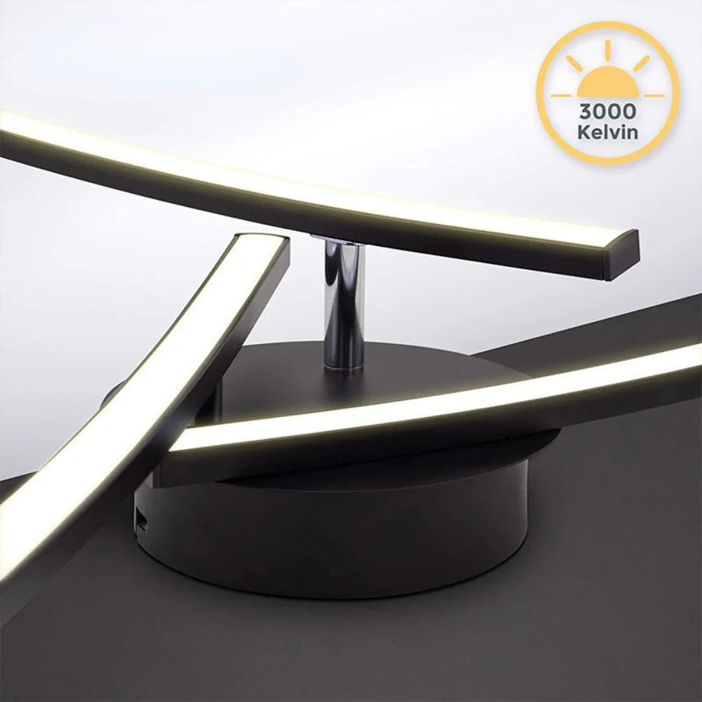 lustre moderne et créatif incurvé - vue 7 sur 11