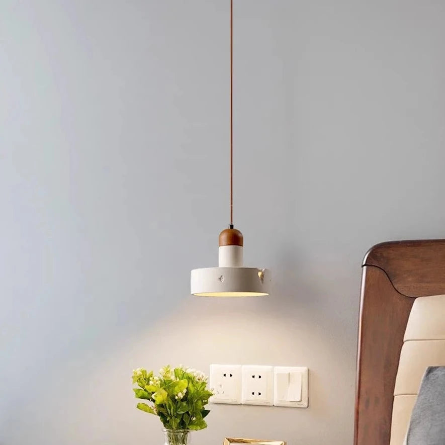 Suspension en ciment de chevet design - vue 3 sur 8