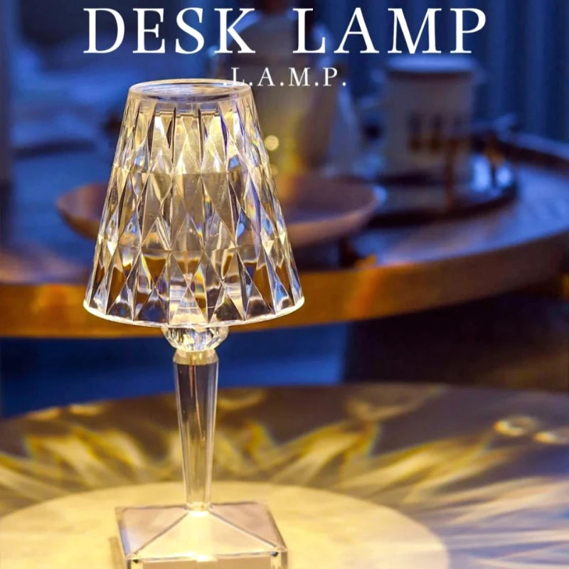 Lampe de Table Led en diamant - vue 4 sur 9