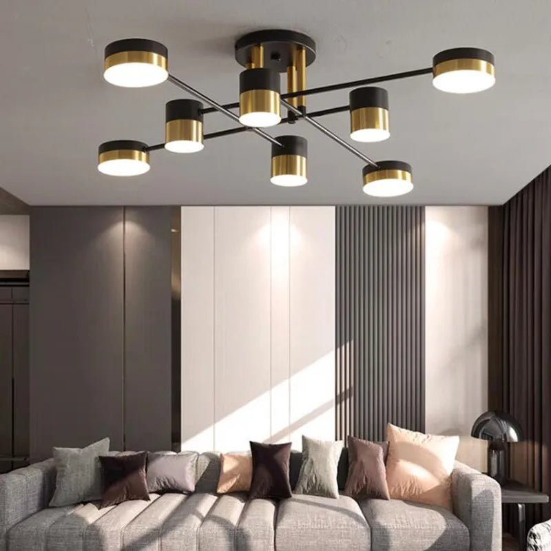 lustre à led design nordique moderne pour intérieur - vue 5 sur 11