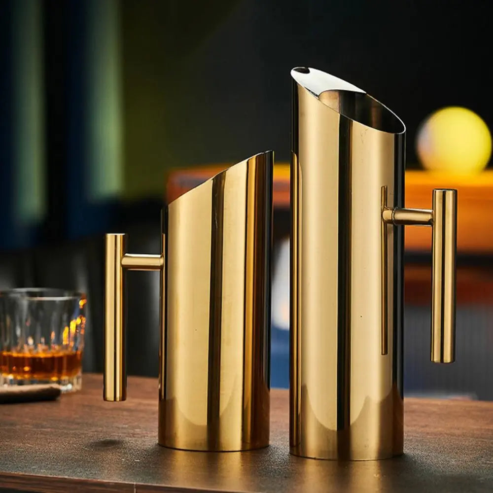 Carafe café acier inoxydable grande capacité style ktv - vue 4 sur 7
