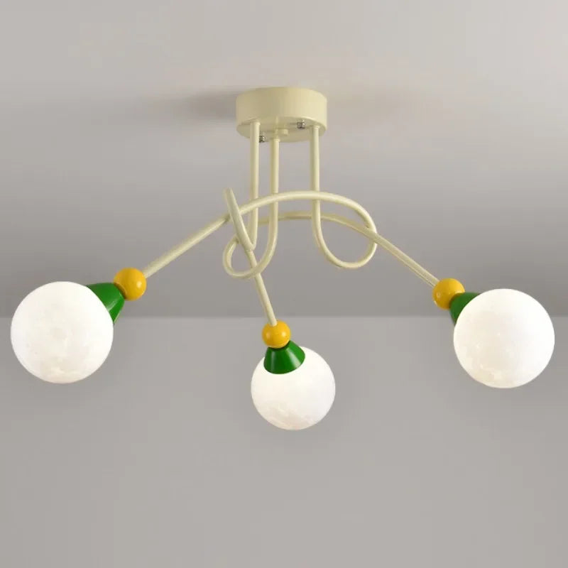 plafonnier moderne et simple style memphis - vue 2 sur 10