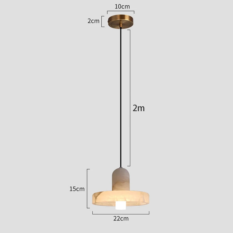 lustre en marbre espagnol de luxe tout en cuivre pour restaurant b & b