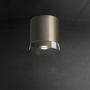 Spot LED en métal cylindrique Nickel