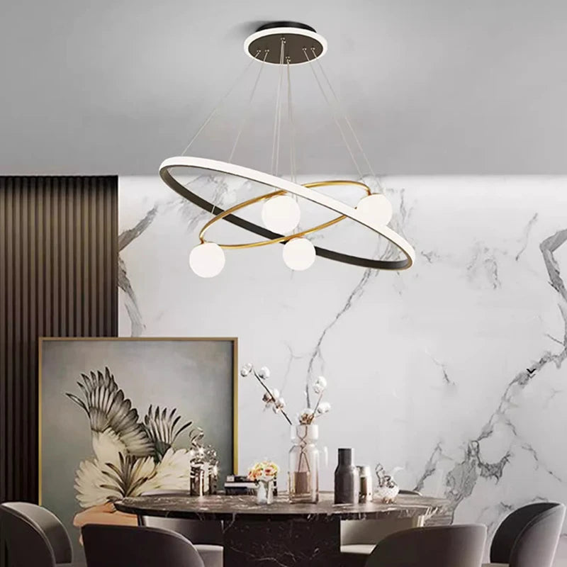 Décoration de la maison lustre salle à manger lampes suspendues éclairage intérieur luminaire plafonniers salon éclairage intérieur fantaisie - vue 6 sur 8