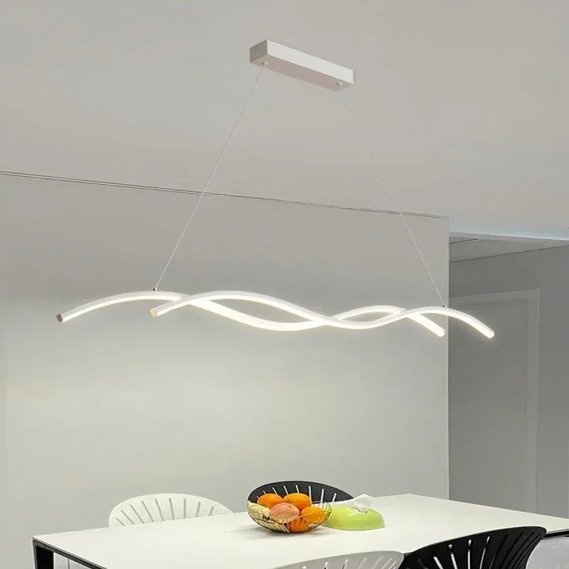 suspension moderne à led pour décoration intérieure élégante - vue 3 sur 12
