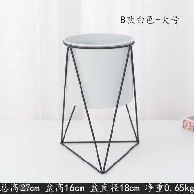 support de plante moderne en fer pour décoration intérieure et extérieure - vue 18 sur 18