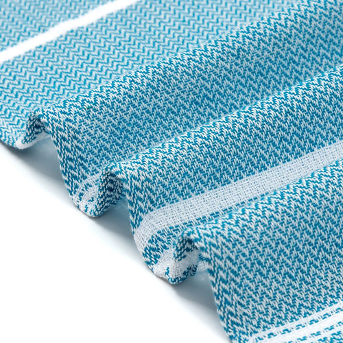serviette de plage turque rayée coton franges absorbante
