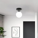 plafonnier moderne simple en verre pour éclairage décoration