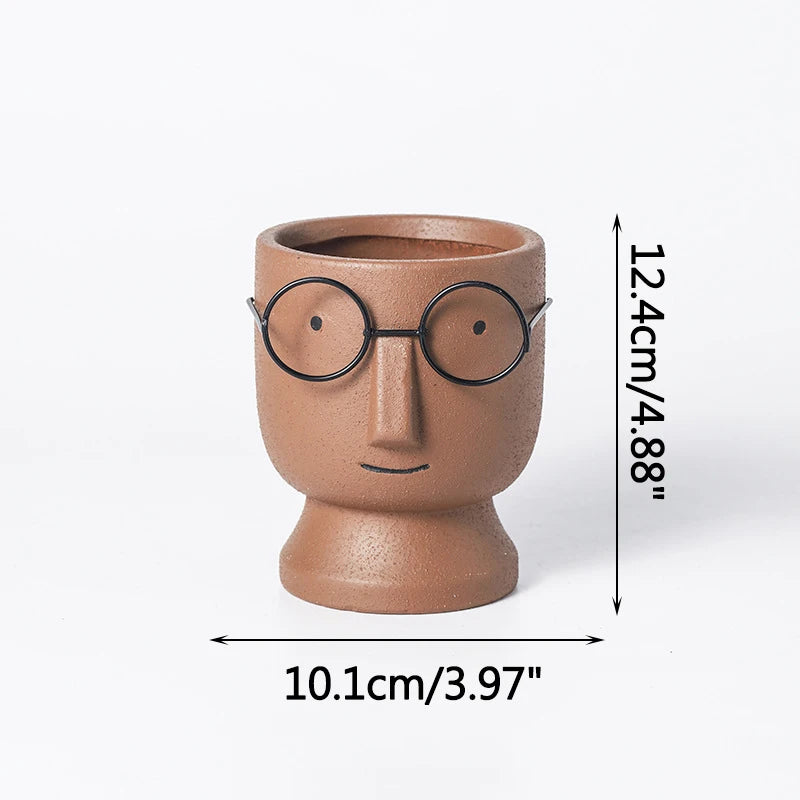 pot à fleurs en céramique mignon design nordique intérieur - vue 14 sur 22
