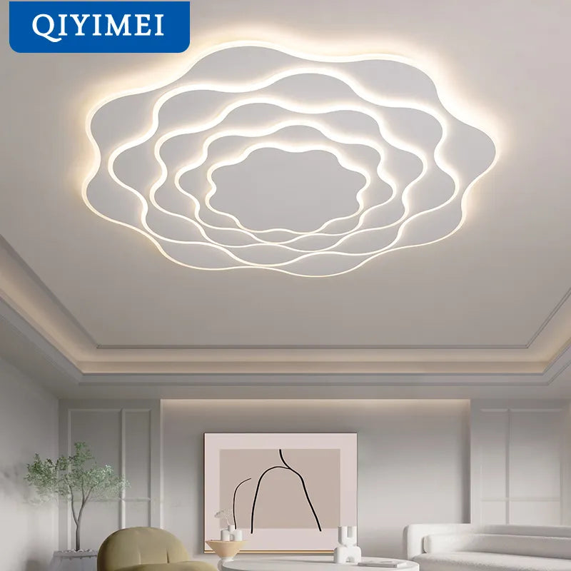 Plafonnier Fer acrylique lumières moderne LED salle à manger chambre Hall Bar lampes éclairage intérieur décor à la maison - vue 6 sur 10