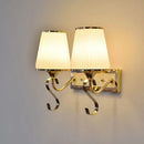 Applique murale LED moderne avec abat-jour en verre