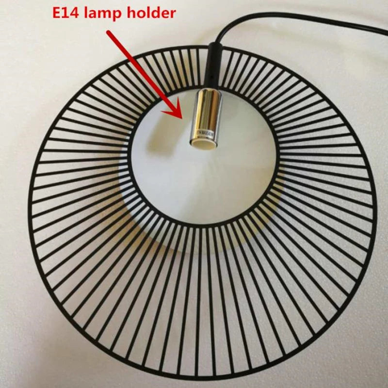 suspension à led design en métal pour intérieur moderne - vue 5 sur 5
